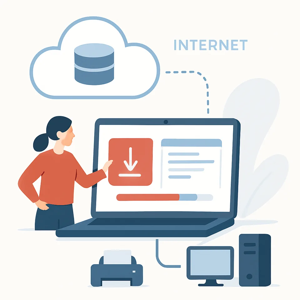 Установка тонкого клиента 1С для работы с 1С:Фреш